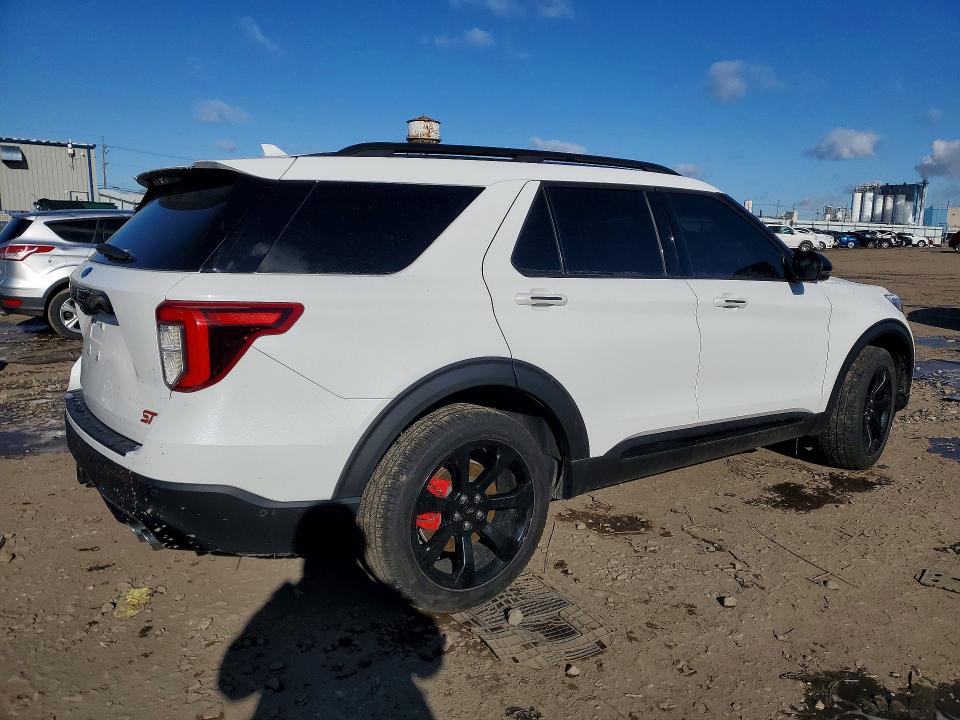 2022 Ford Explorer VIN 1FM5K8GC8NGA41887 COPART salvage auction — HAIL, Il - Salvage Certificate, sold $1,100 on 2026-06-29 (photo 3)