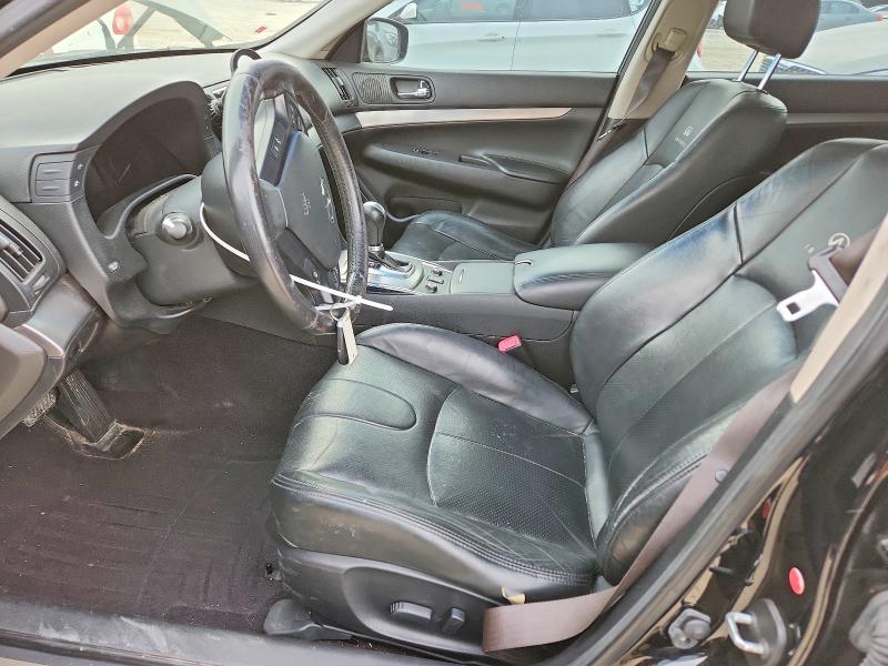 2012 Infiniti G VIN JN1DV6AR9CM862670 COPART salvage auction — SIDE, Ut - Salvage Certificate, sold $775 on 2026-07-08 (photo 7)
