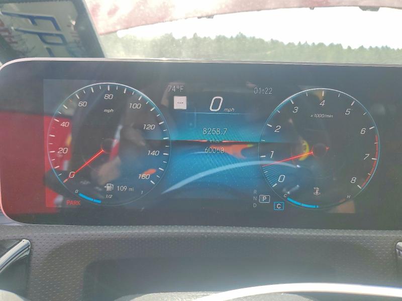 2020 Mercedes-benz VIN WDD5J4GB1LN025410 COPART salvage auction — REAR END, Salvage Title, sold $3,550 on 2026-07-30 (photo 9)