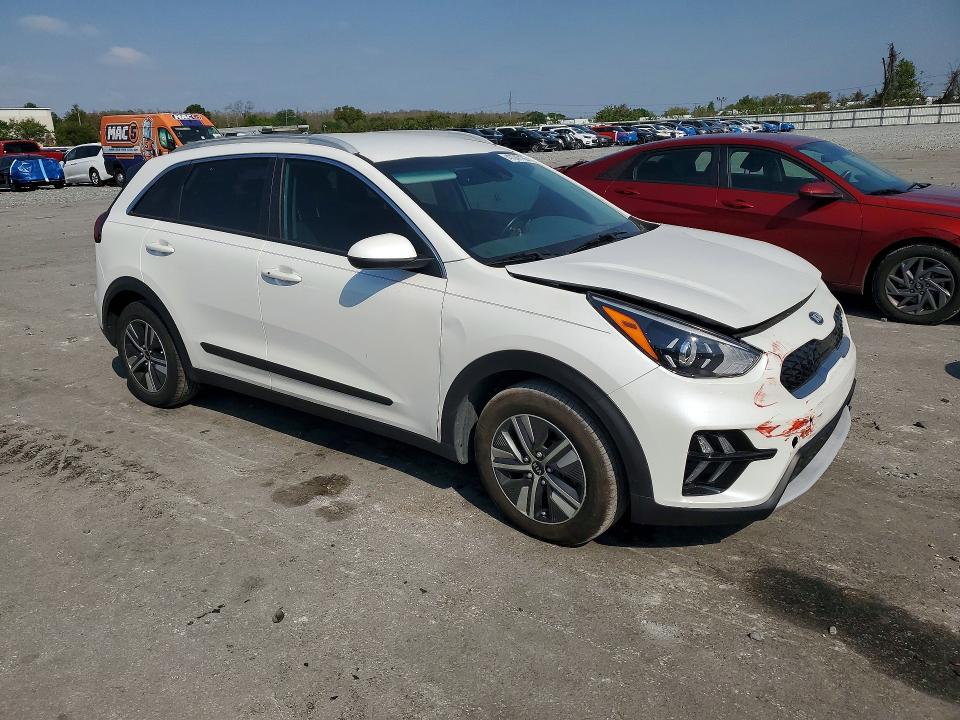 2021 Kia Niro VIN KNDCB3LCXM5468678 COPART salvage auction — FRONT END, Fl - Cert Of Title Slvg Rebuildable, sold $7,900 on 2026-07-08 (photo 4)