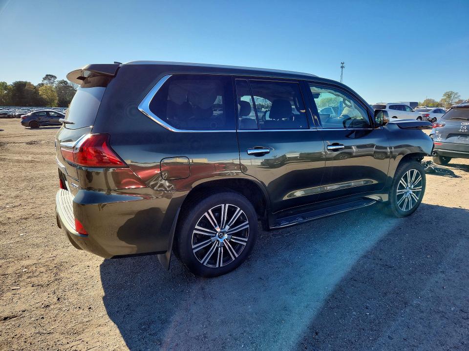 2021 Lexus Lx VIN JTJDY7AX0M4335351 COPART salvage auction — FRONT END, Tn - Salvage Certificate, sold $25,750 on 2026-07-09 (photo 3)