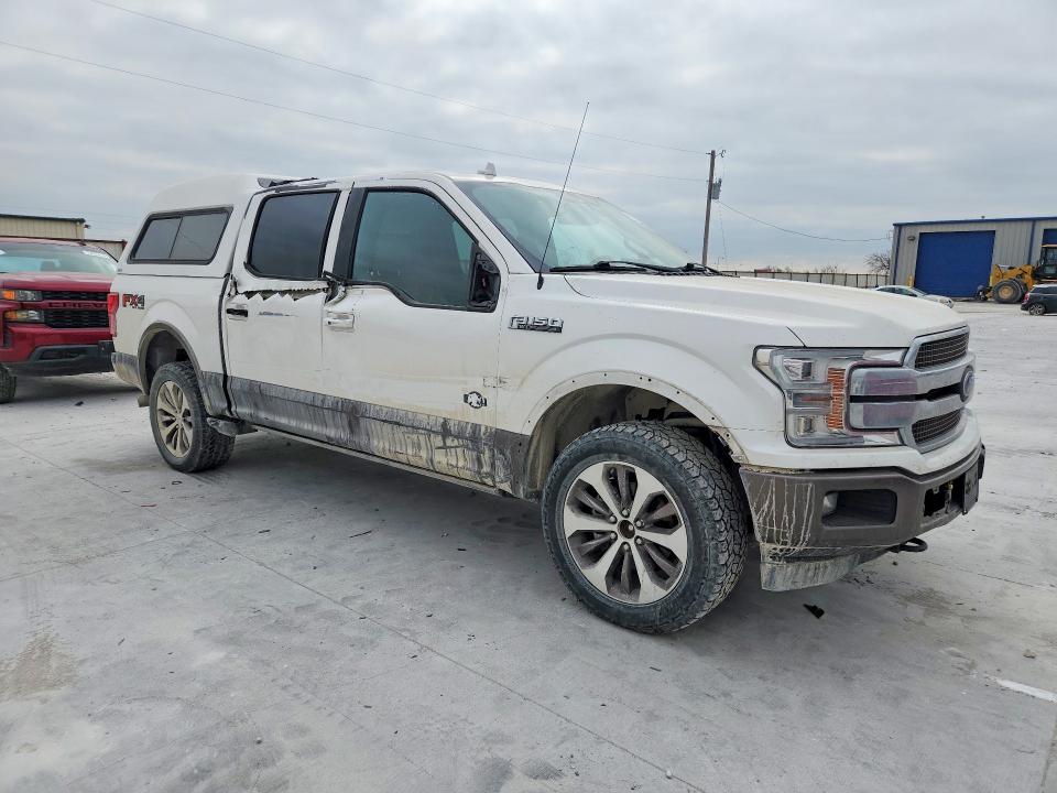 2018 Ford F-150 lightning VIN 1FTEW1EG4JFE16843 COPART salvage auction — SIDE, Tx - Salvage Vehicle Title, sold $13,900 on 2026-07-02 (photo 4)