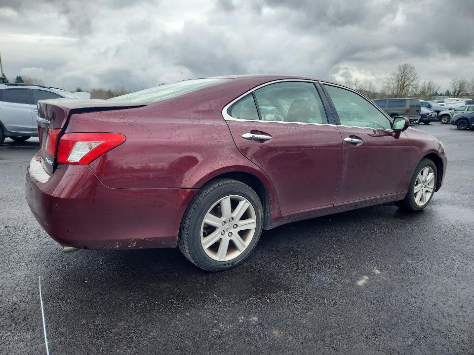 2008 Lexus ES VIN JTHBJ46G982159213 COPART salvage auction — REAR END, Or - Salvage Title Certificate, sold $1,100 on 2026-07-20 (photo 3)