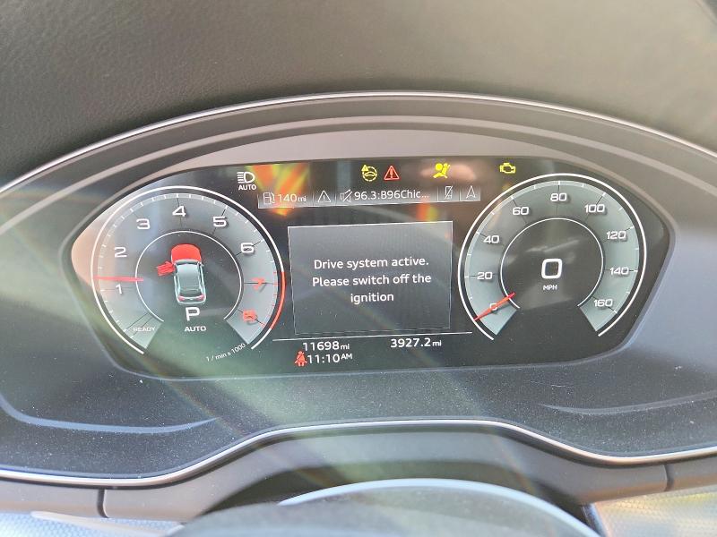 2025 Audi Q5 VIN WA1EAAFY0S2032020 COPART salvage auction — FRONT END, Il - Salvage Certificate, sold $15,000 on 2026-07-02 (photo 9)
