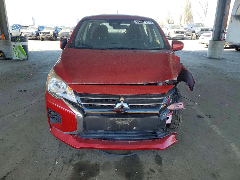 2022 Mitsubishi Mirage VIN ML32AUHJ3NH001939 COPART salvage auction — FRONT END, Ca - Dis/Dlr/Exp Only Lien Papers, sold $325 on 2026-07-09 (photo 5)