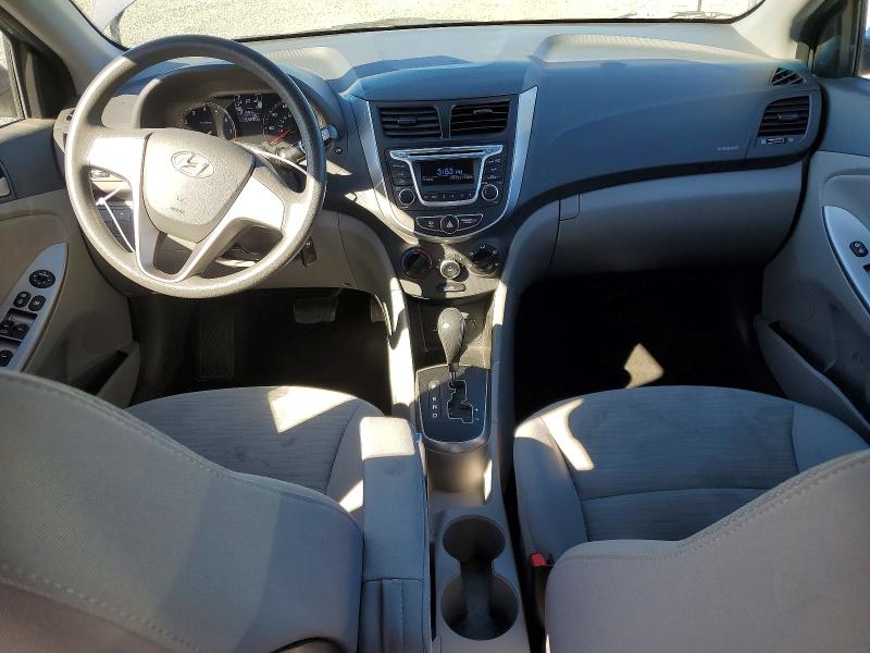 2016 Hyundai Accent VIN KMHCT4AE4GU108044 COPART salvage auction — FRONT END, Or - Lien Papers Salvage, sold $1,750 on 2026-07-14 (photo 8)