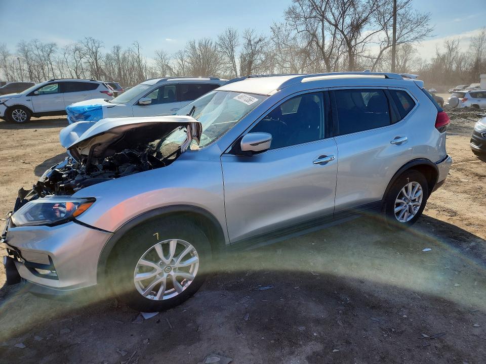 2017 Nissan Rogue VIN KNMAT2MV3HP504378 COPART salvage auction — FRONT END, Md - Cert Of Salvage > 75% Damage, sold $325 on 2026-07-14 (photo 1)