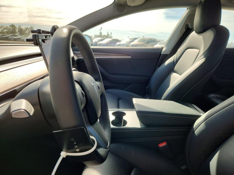 2022 Tesla Model 3 VIN 5YJ3E1EA9NF157153 COPART salvage auction — FRONT END, Ca - Salvage Certificate, sold $6,900 on 2026-07-30 (photo 7)