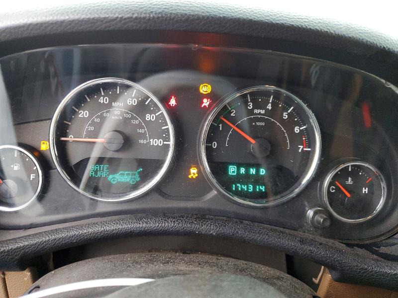 2012 Jeep Wrangler / VIN 1C4BJWFG2CL186088 COPART salvage auction — REAR END, CO - PUBLIC - SALVAGE TITLE, sold $3,500 on 2026-07-09 (photo 9)
