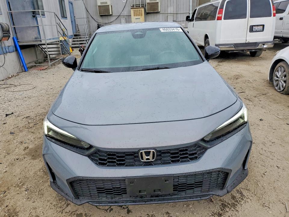 2025 Honda Civic VIN 2HGFE2F56SH583667 COPART salvage auction — REAR END, Ca - Salvage Certificate, sold $9,500 on 2026-07-02 (photo 5)
