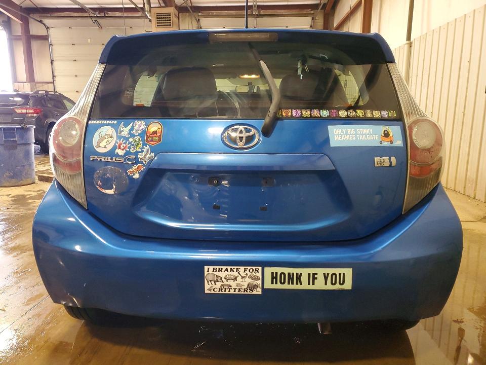 2013 Toyota VIN JTDKDTB31D1534873 COPART salvage auction — FRONT END, Pa - Certificate Of Salvage, sold $175 on 2026-07-10 (photo 6)
