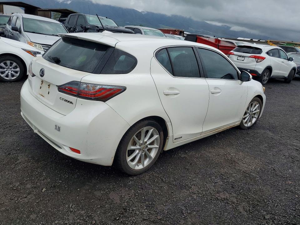 2012 Lexus VIN JTHKD5BH7C2089215 COPART salvage auction — WATER/FLOOD, Hi - Certificate Of Title, sold $1,400 on 2026-07-27 (photo 3)