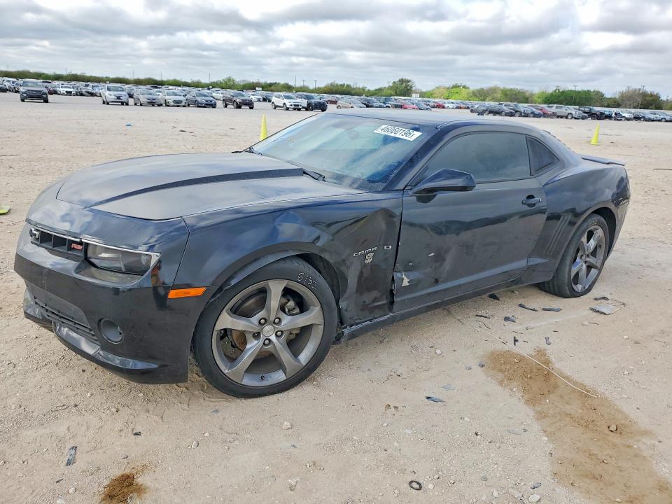 2014 Chevrolet Camaro VIN 2G1FC1E31E9147962 COPART salvage auction — SIDE, Tx - Salvage Vehicle Title, sold $2,650 on 2026-07-02 (photo 1)
