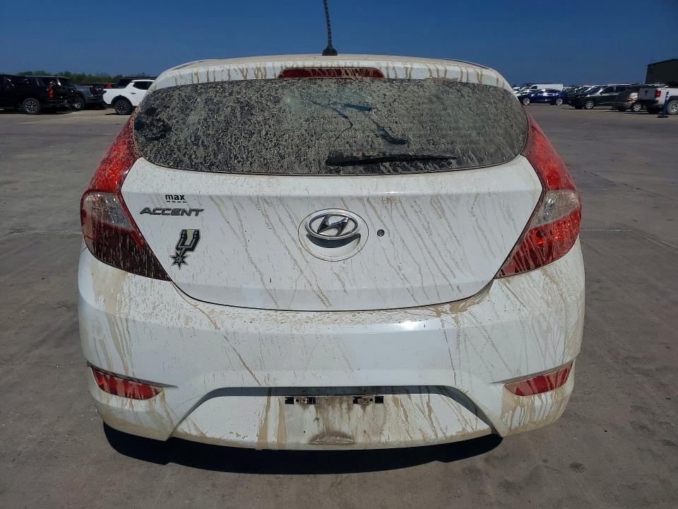 2015 Hyundai Accent VIN KMHCT5AE9FU225493 COPART salvage auction — FRONT END, Salvage Title, sold $175 on 2026-07-23 (photo 6)