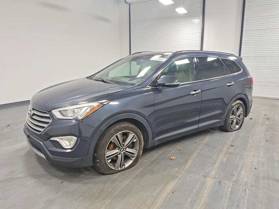 2014 Hyundai Santa fe VIN KM8SRDHF8EU088466 COPART salvage auction — MINOR DENT/SCRATCHES, In - Certificate Of Title, sold $2,550 on 2026-07-09 (photo 1)