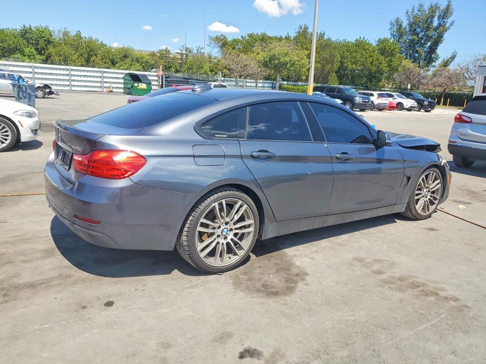 2015 BMW 4er VIN WBA4A9C59FGL87042 COPART salvage auction — FRONT END, Fl - Cert Of Title Slvg Rebuildable, sold $1,900 on 2026-07-20 (photo 3)