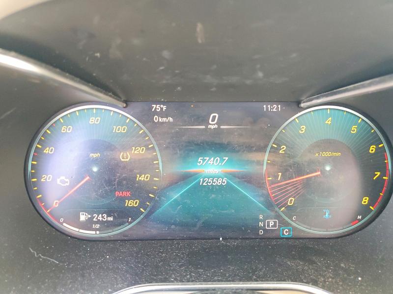 2020 Mercedes-benz Glc class VIN W1N0J8EB1LF767128 COPART salvage auction — SIDE, Md - Cert Of Salvage > 75% Damage, sold $13,100 on 2026-07-09 (photo 9)