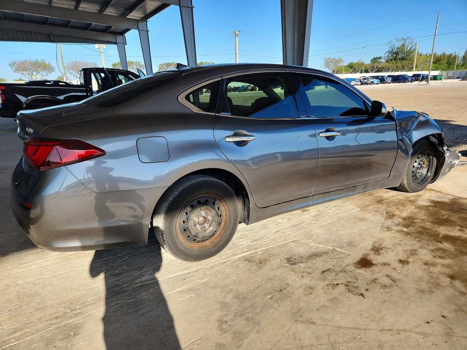 2016 Infiniti Q70 VIN JN1AY1AP4GM100025 COPART salvage auction — FRONT END, Salvage Title, sold $5,100 on 2026-07-22 (photo 3)