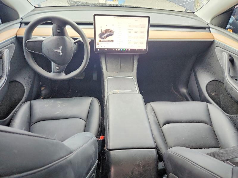 2025 Tesla Model y VIN 7SAYGDEE3SA361432 COPART salvage auction — FRONT END, Va - Cert Of Title - Salvage, sold $225 on 2026-07-28 (photo 8)