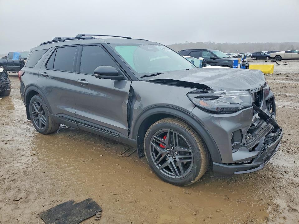 2025 Ford Explorer VIN 1FMWK8GCXSGB87661 COPART salvage auction — FRONT END, Ks - Cert Of Title-Salvage, sold $15,400 on 2026-07-02 (photo 4)