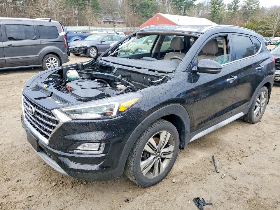 2021 Hyundai Tucson VIN KM8J3CALXMU307367 COPART salvage auction — ROOF, Ma - Cert Of Title-Salvage, sold $6,300 on 2026-07-27 (photo 1)