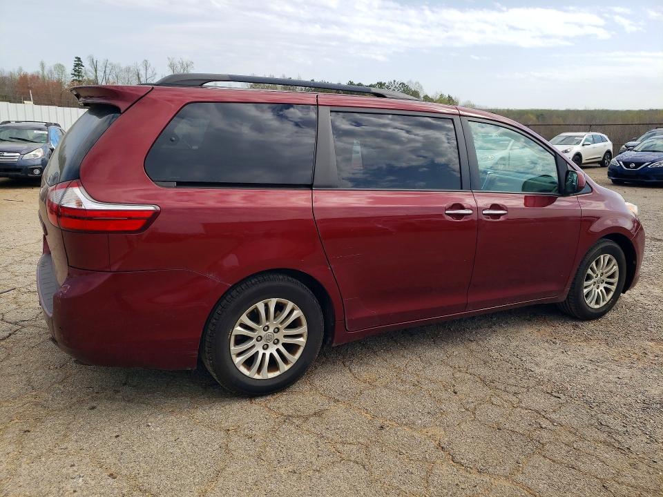 2016 Toyota Sienna VIN 5TDYK3DC8GS763877 COPART salvage auction — FRONT END, NC - SALVAGE CERTIFICATE OF TITLE, sold $100 on 2026-07-31 (photo 3)