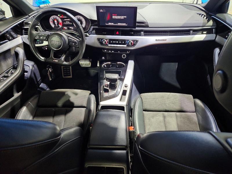 2020 Audi A4 VIN WAUENAF4XLN009395 COPART salvage auction — FRONT END, Wv - Salvage Certificate, sold $8,100 on 2026-07-07 (photo 8)