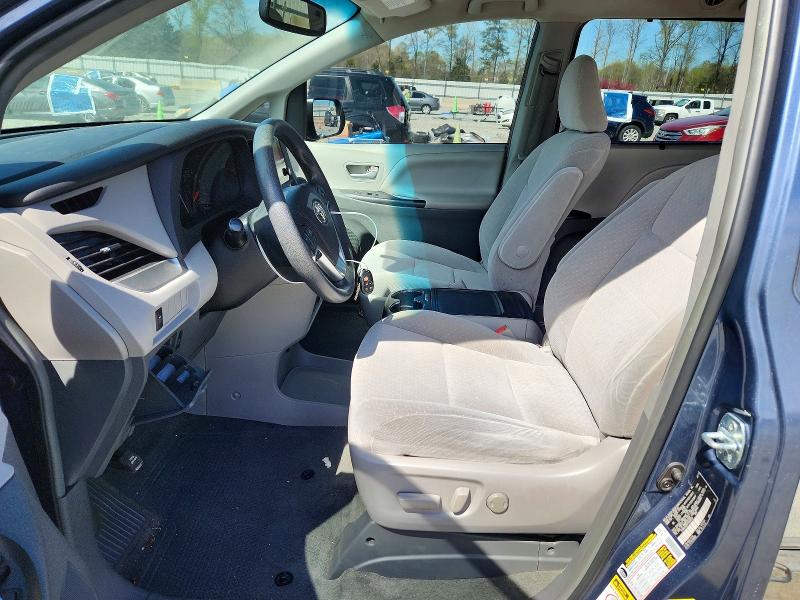 2015 Toyota Sienna VIN 5TDKK3DC8FS583559 COPART salvage auction — FRONT END, SC - CERT OF TITLE-SALVAGE, sold $3,300 on 2026-07-08 (photo 7)