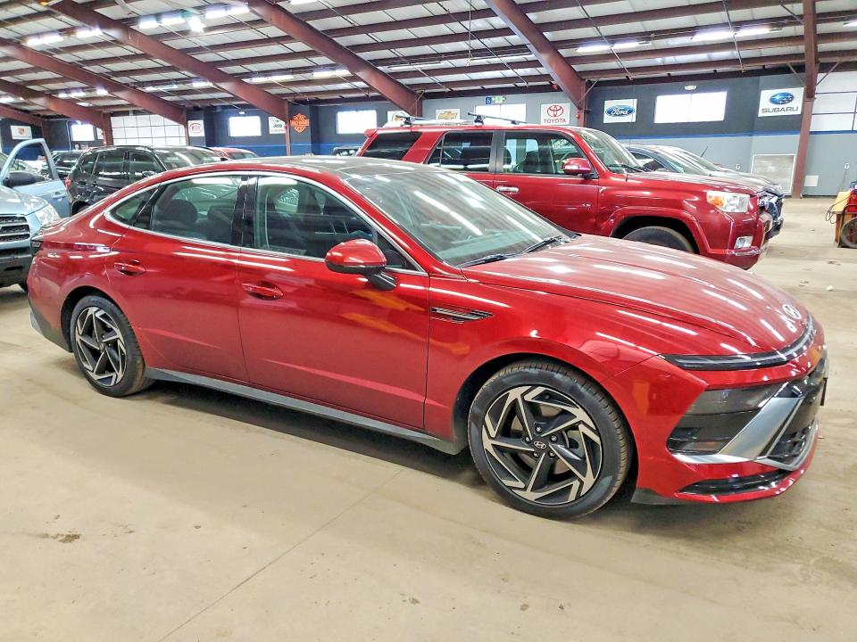 2024 Hyundai Sonata VIN KMHL14JA1RA357473 COPART salvage auction — SIDE, Ct - Cert Of Title-Salvage, sold $2,300 on 2026-07-23 (photo 4)