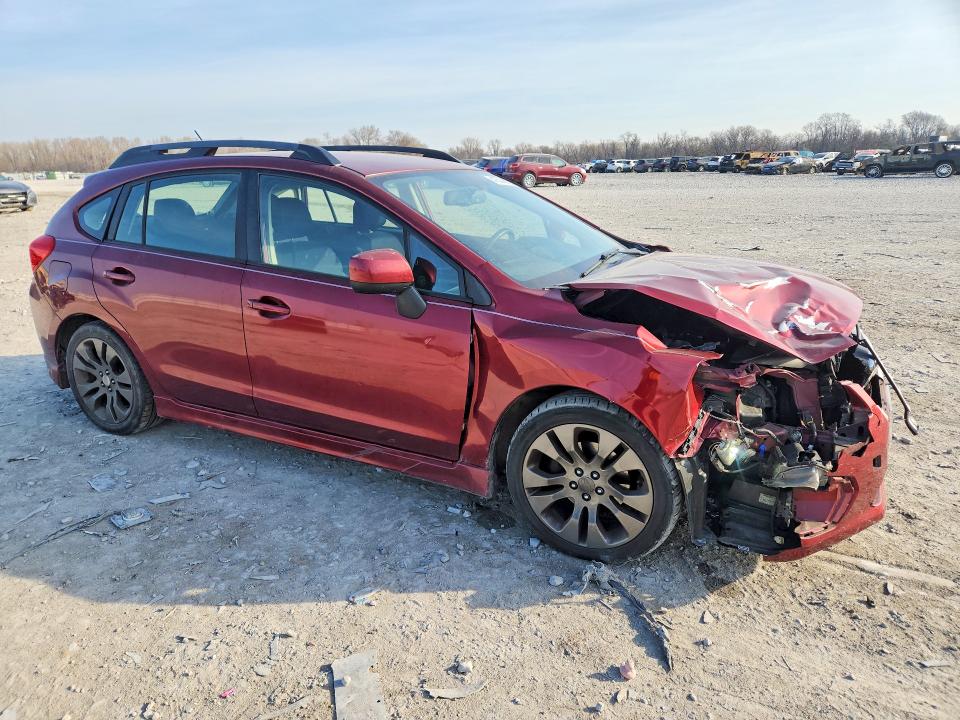 2012 Subaru Impreza VIN JF1GPAL62CH212099 COPART salvage auction — FRONT END, Il - Salvage Certificate, sold $300 on 2026-07-13 (photo 4)