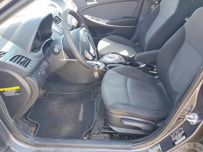 2013 Hyundai Accent VIN KMHCT5AE1DU088594 COPART salvage auction — FRONT END, Pa - Certificate Of Salvage, sold $500 on 2026-07-13 (photo 7)