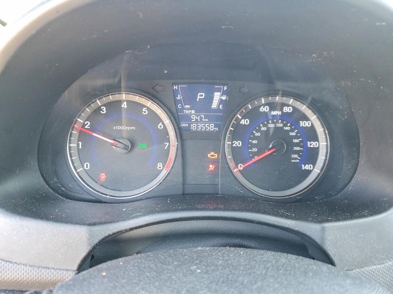 2013 Hyundai Accent VIN KMHCT5AE1DU088594 COPART salvage auction — FRONT END, Pa - Certificate Of Salvage, sold $500 on 2026-07-13 (photo 9)