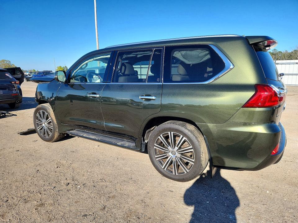2021 Lexus Lx VIN JTJDY7AX0M4335351 COPART salvage auction — FRONT END, Tn - Salvage Certificate, sold $25,750 on 2026-07-09 (photo 2)