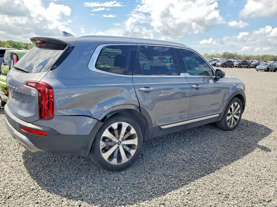2022 Kia Telluride VIN 5XYP6DHC8NG293196 COPART salvage auction — SIDE, Fl - Cert Of Title Slvg Rebuildable, sold $8,100 on 2026-07-28 (photo 3)