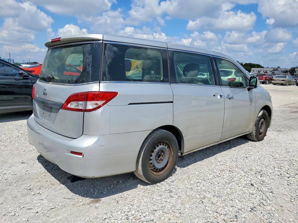 2016 Nissan Quest VIN JN8AE2KP1G9152200 COPART salvage auction — MINOR DENT/SCRATCHES, Fl - Certificate Of Title, sold $625 on 2026-07-10 (photo 3)
