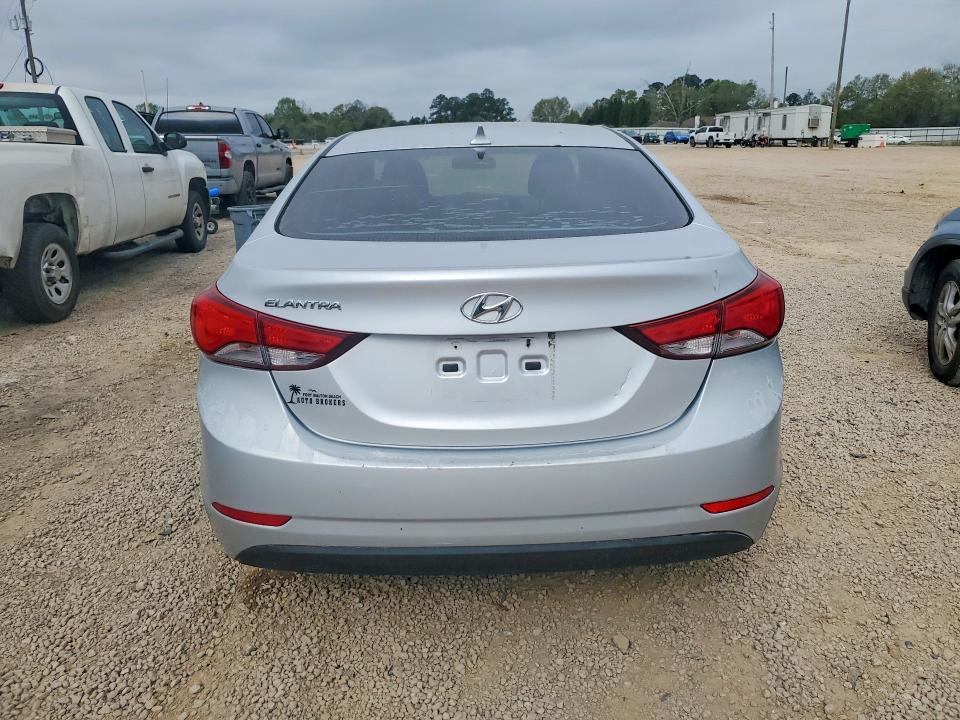 2014 Hyundai Elantra VIN KMHDH4AE9EU067977 COPART salvage auction — MECHANICAL, Fl - Cert Of Title Slvg Rebuildable, sold $250 on 2026-07-21 (photo 6)