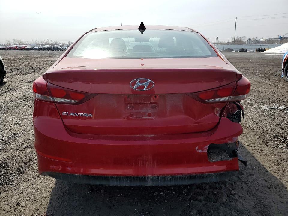 2018 Hyundai Elantra VIN KMHD84LF6JU640060 COPART salvage auction — FRONT END, ON, sold $675 on 2026-07-16 (photo 6)