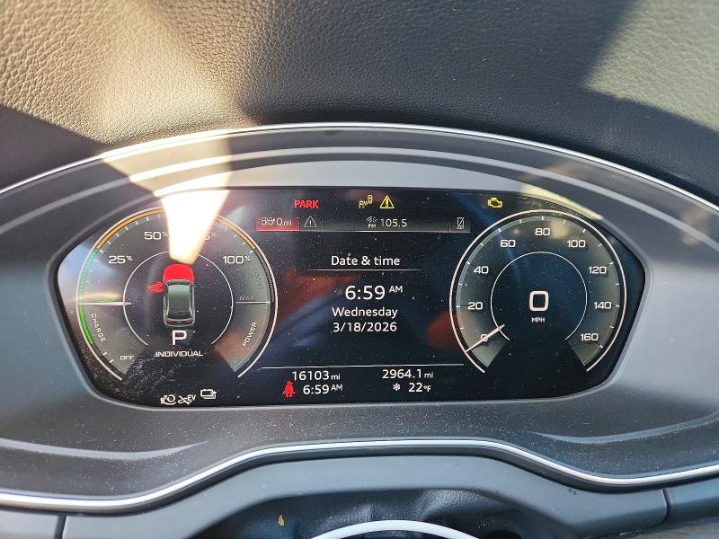 2024 Audi Q5 VIN WA1G2AFY0R2102423 COPART salvage auction — REAR END, Ma - Cert Of Title-Salvage, sold $1,100 on 2026-07-29 (photo 9)