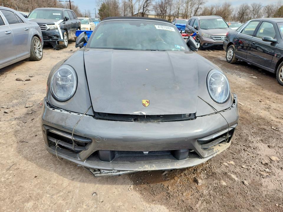 2022 Porsche 911 VIN WP0CB2A93NS245256 COPART salvage auction — VANDALISM, Nj - Cert Of Title-Salvage, sold $21,100 on 2026-07-08 (photo 5)