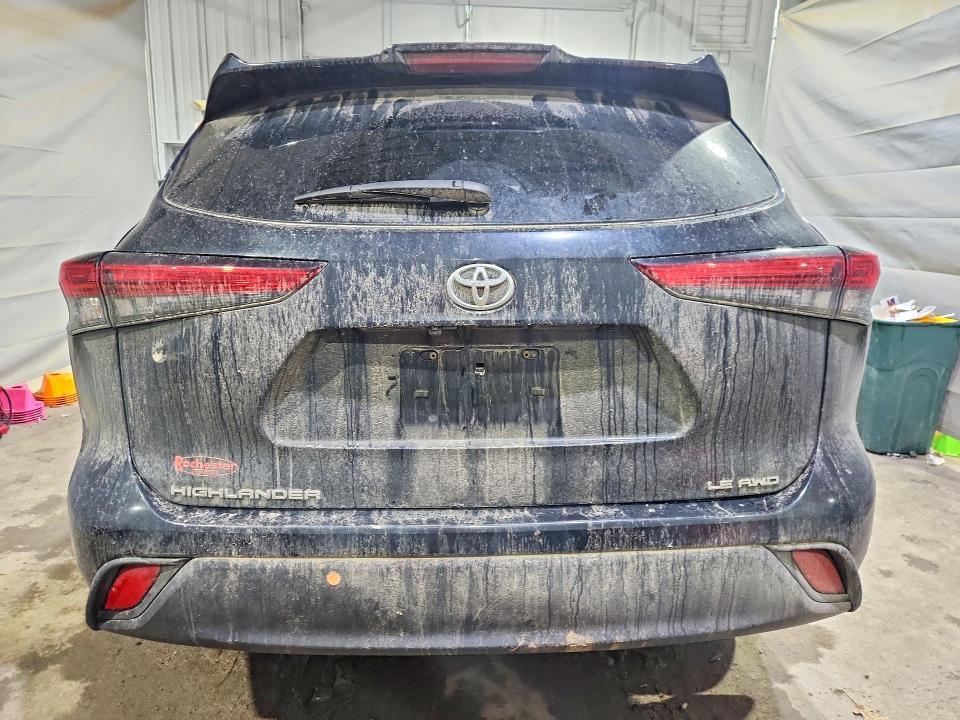 2021 Toyota Highlander VIN 5TDBZRBH3MS149835 COPART salvage auction — FRONT END, Nh - Cert Of Title-Salvage, sold $1,100 on 2026-07-28 (photo 6)