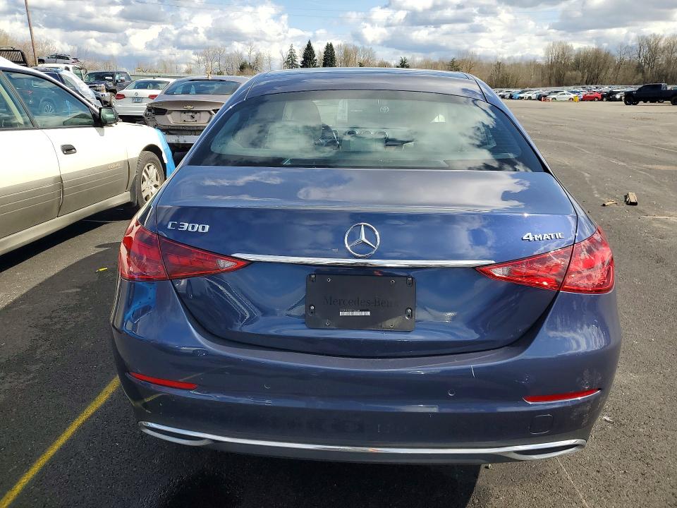 2024 Mercedes-benz C-klasse VIN W1KAF4HB6RR166084 COPART salvage auction — FRONT END, Or - Lien Papers Salvage, sold $875 on 2026-07-20 (photo 6)