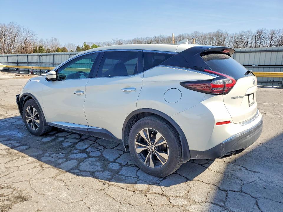 2019 Nissan Murano VIN 5N1AZ2MS0KN136910 COPART salvage auction — FRONT END, Salvage Title, sold $2,100 on 2026-09-07 (photo 2)
