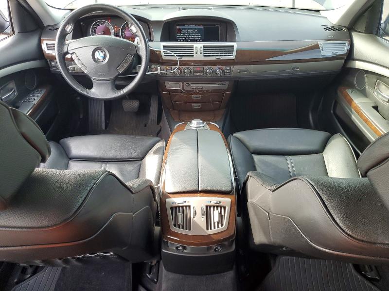 2008 BMW 7 series VIN WBAHN83588DT83472 COPART salvage auction — NORMAL WEAR, MN - PARTS VEHICLE BILL OF SALE, sold $450 on 2026-07-30 (photo 8)