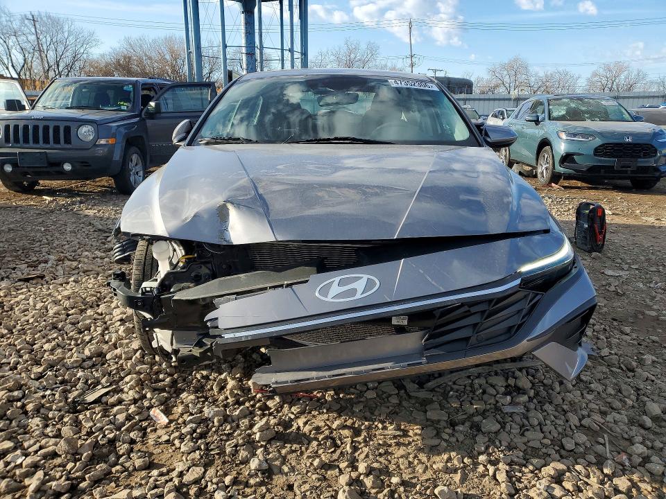 2024 Hyundai Elantra VIN KMHLM4DG1RU810450 COPART salvage auction — FRONT END, Il - Salvage Certificate, sold $5,400 on 2026-07-21 (photo 5)