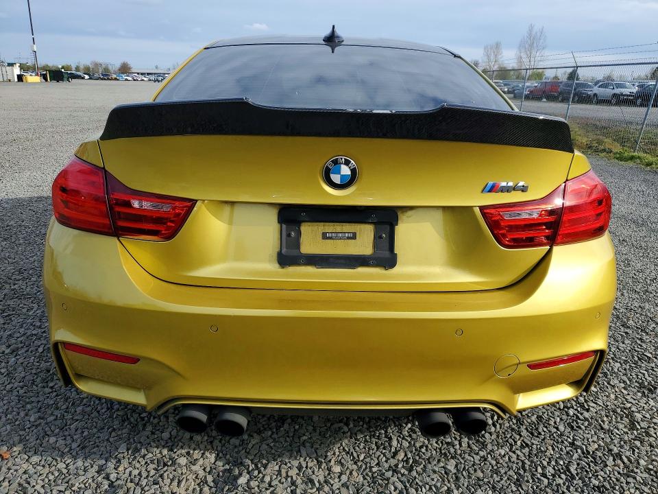 2015 BMW M4 VIN WBS3R9C59FK332085 COPART salvage auction — UNDERCARRIAGE, Salvage Title, sold $13,800 on 2026-08-18 (photo 6)