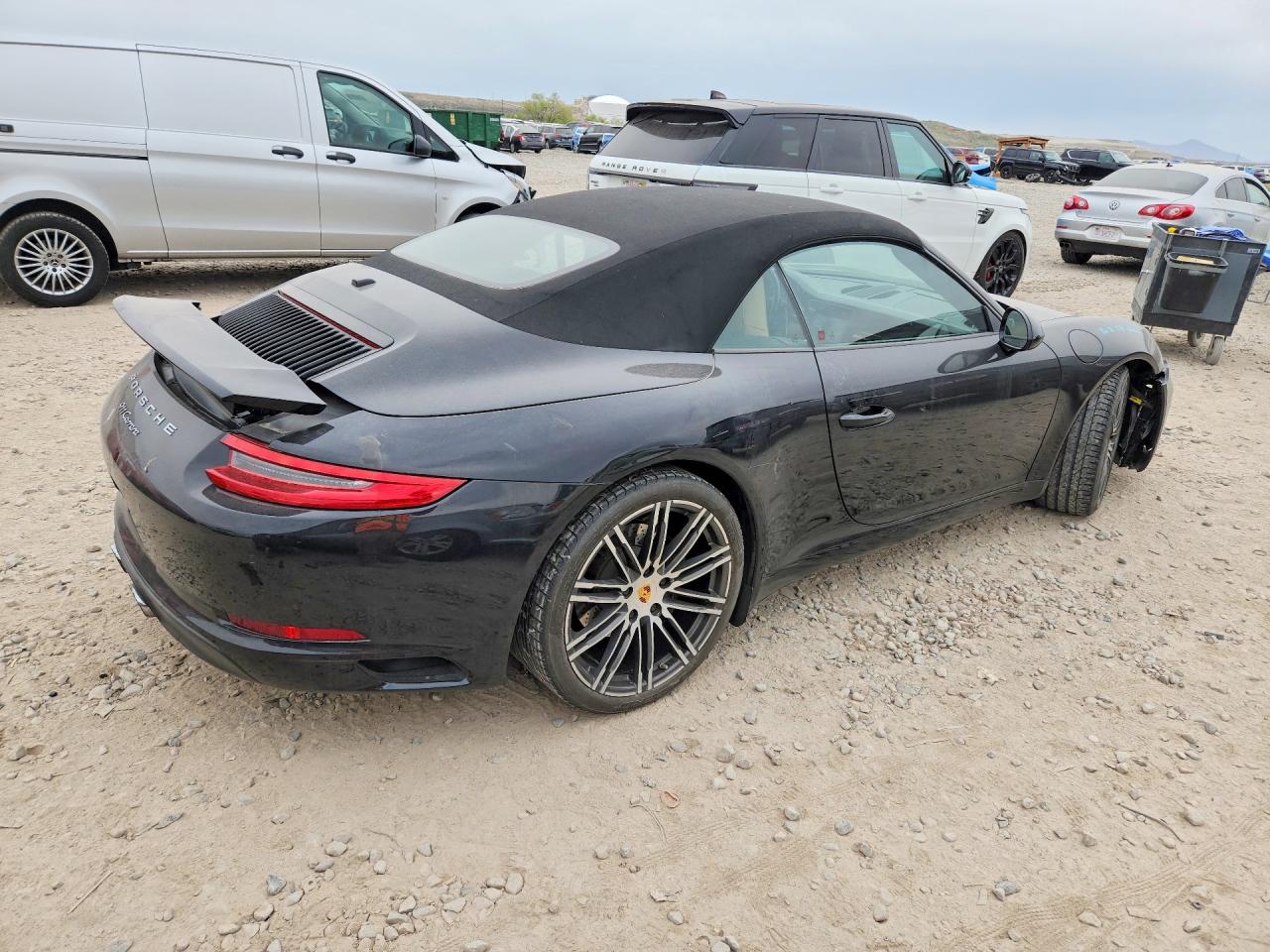 2017 Porsche 911 VIN WP0CA2A94HS141866 COPART salvage auction — Front End, UT - CERTIFICATE OF TITLE, sold $44,250 on 2026-07-03 (photo 3)