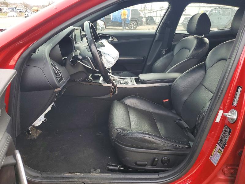 2018 Kia Stinger VIN KNAE35LC3J6028998 COPART salvage auction — FRONT END, Nj - Cert Of Title-Salvage, sold $2,100 on 2026-07-21 (photo 7)