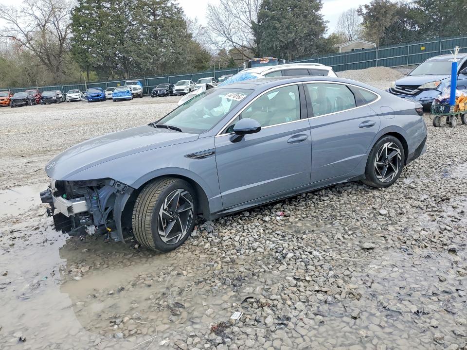 2024 Hyundai Sonata VIN KMHL14JA2RA382043 COPART salvage auction — FRONT END, Tn - Salvage Certificate, sold $8,000 on 2026-07-09 (photo 1)