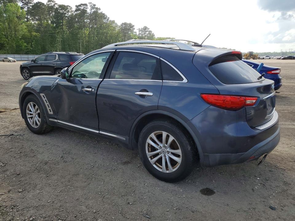 2011 Infiniti Fx35 VIN JN8AS1MUXBM711318 COPART salvage auction — WATER/FLOOD, LA - CERT OF TITLE-SALVAGE WATER, sold $225 on 2026-07-10 (photo 2)