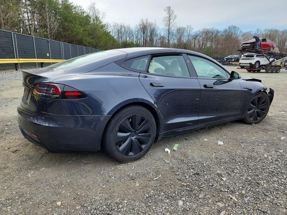 2023 Tesla Model s VIN 5YJSA1E52PF530014 COPART salvage auction — FRONT END, Md - Cert Of Salvage > 75% Damage, sold $17,700 on 2026-07-24 (photo 3)
